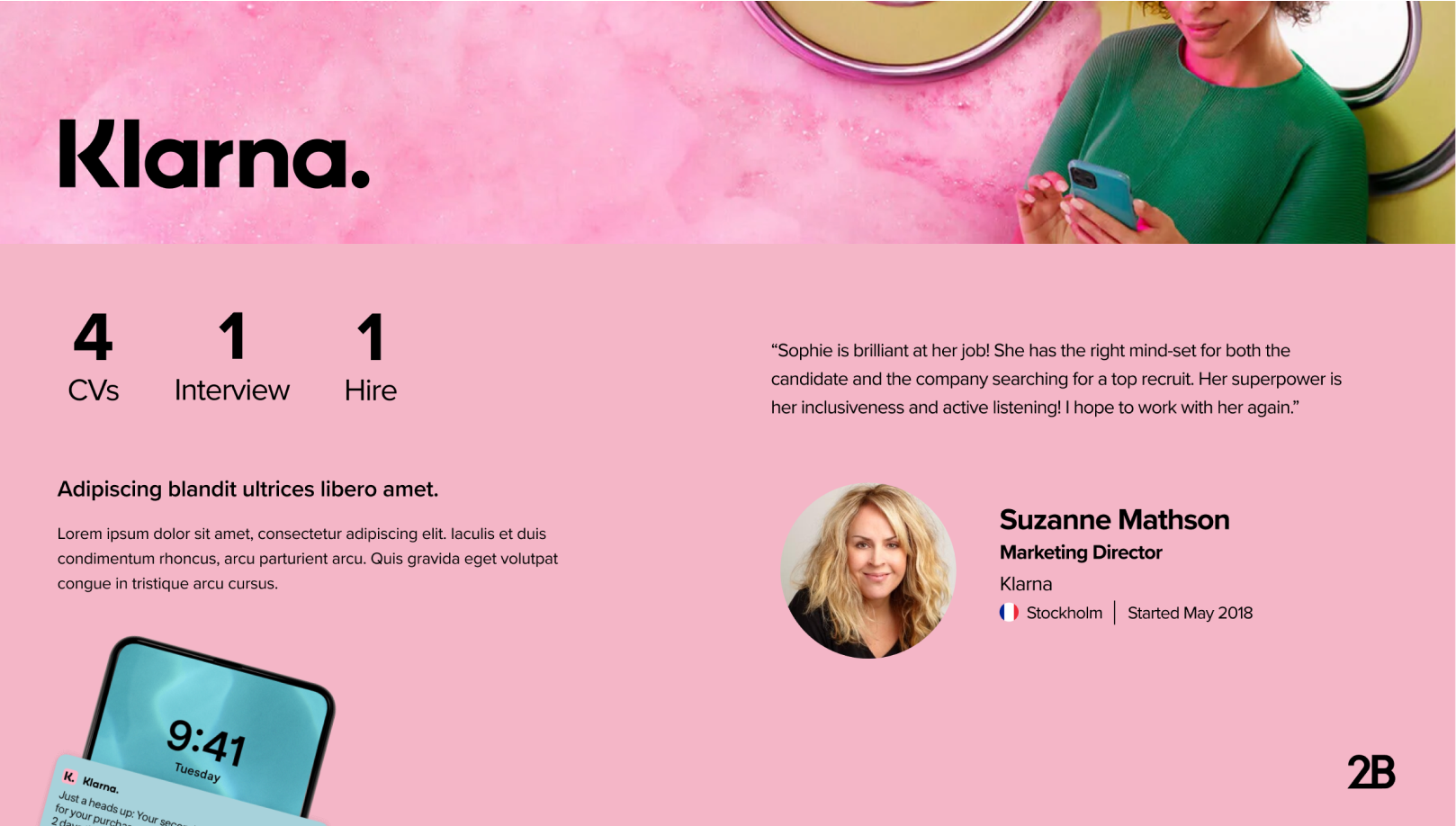 Slide deck hero preview